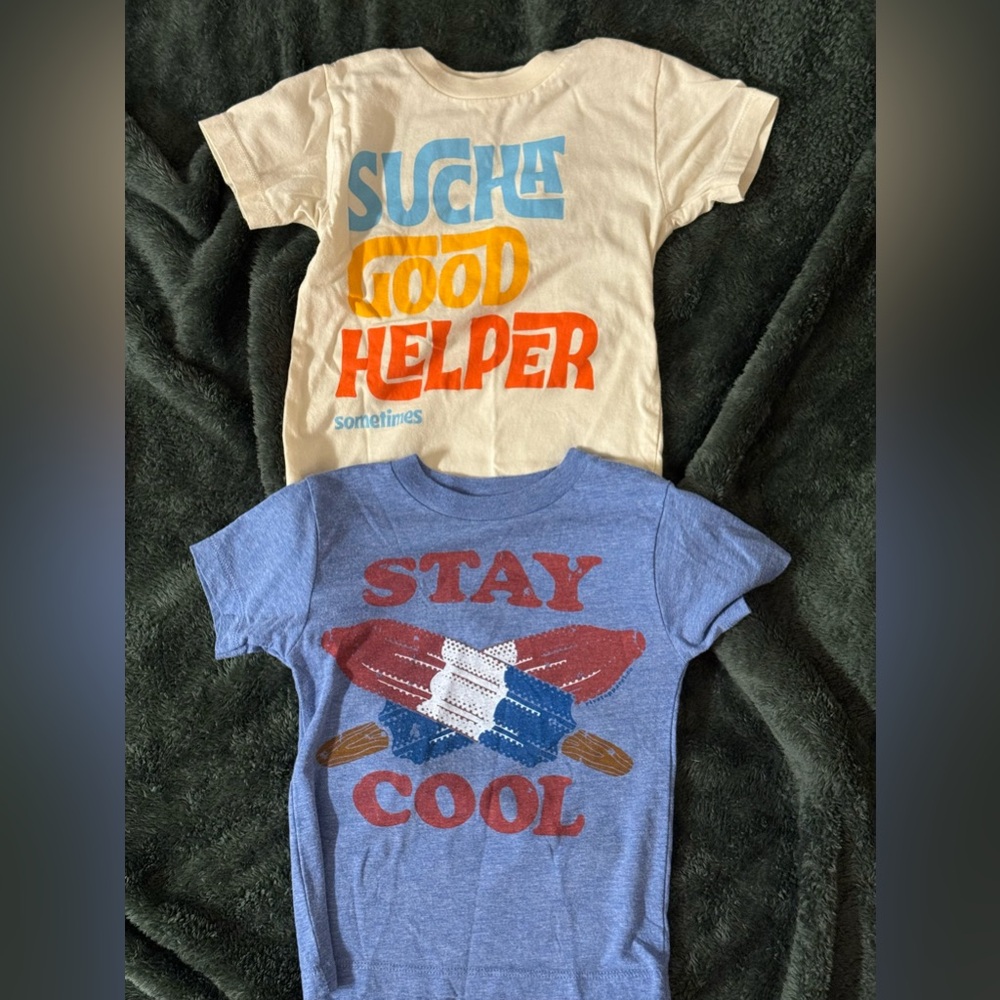 2T kids shirts - no name brand- like new